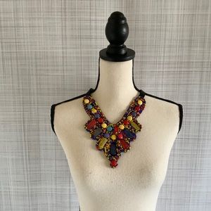 Francescas Beaded Multicolored Necklace